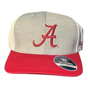 Top of the World Red and Gray Cap